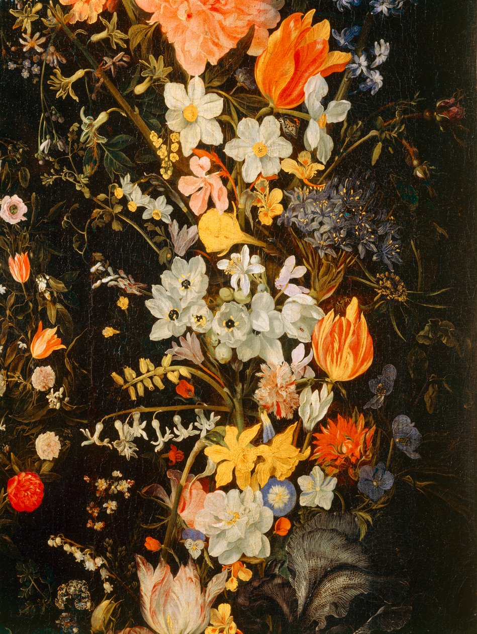 O triunfo do amor com a flor à volta ... de Domenichino (1581-1641)