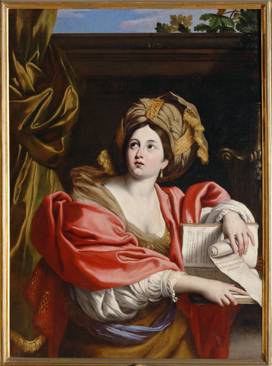 A sibila de Cumae ... (pintura sobre tela) de Domenichino (1581-1641)
