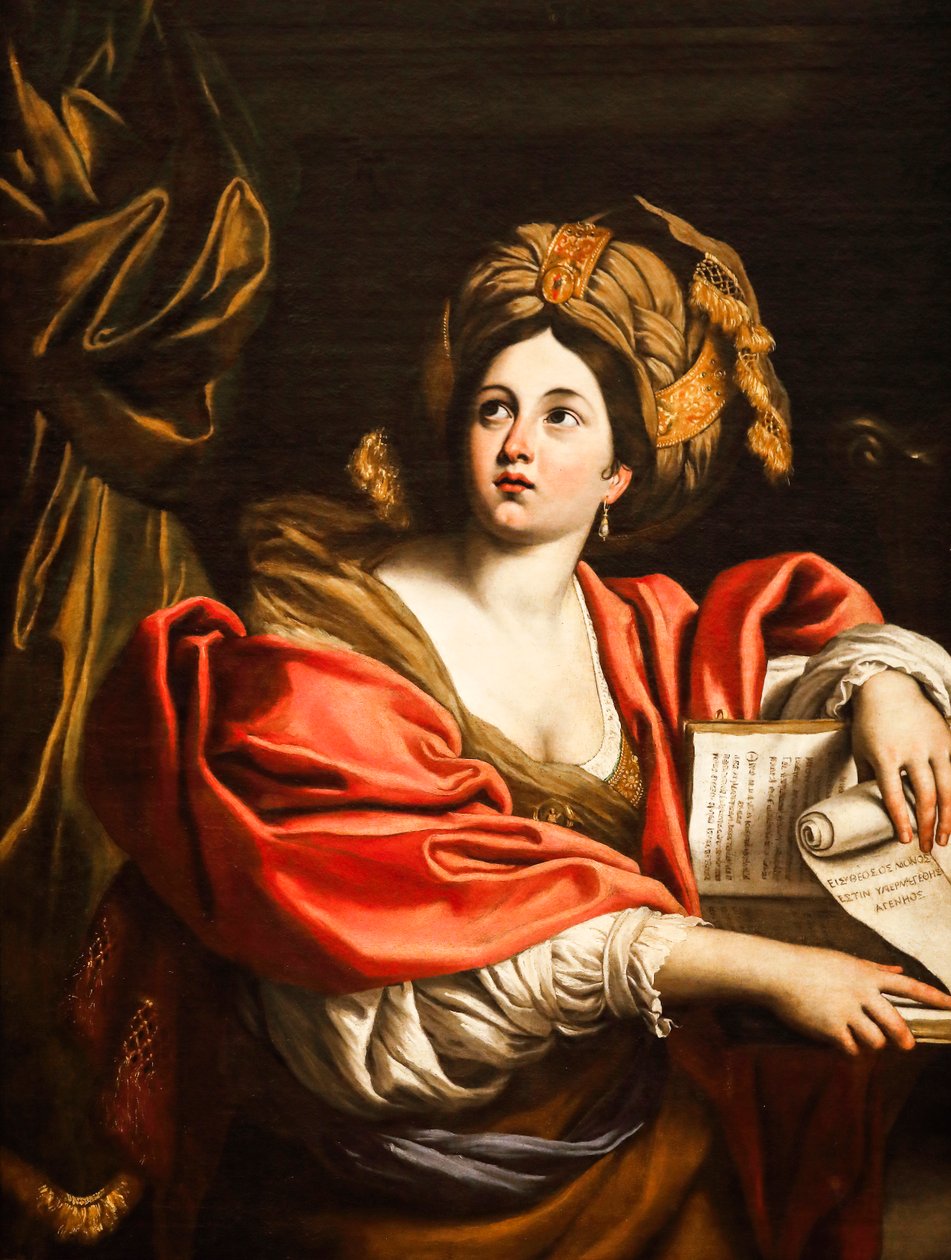 Sibila Cumeana. Século XVII (Óleo sobre tela) de Domenichino