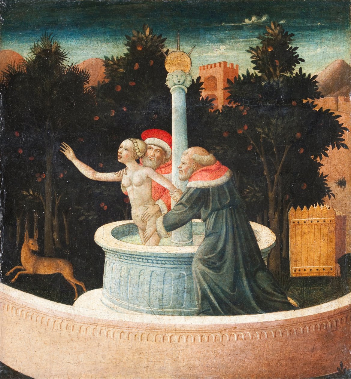Susanna e os Anciãos de Domenico di Michelino
