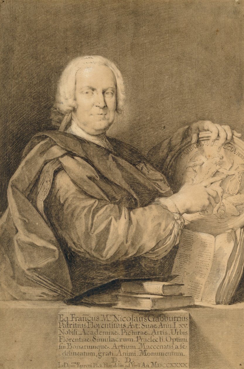 Retrato do Cavaleiro Francesco Maria Niccolò Gabburri de Giovanni Domenico Ferretti