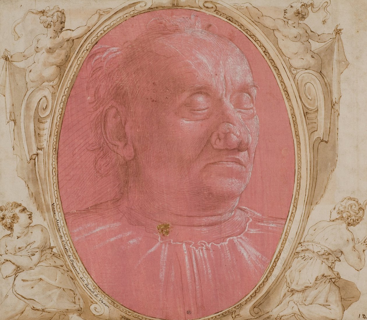 Cabeça de um homem velho de Domenico Ghirlandaio