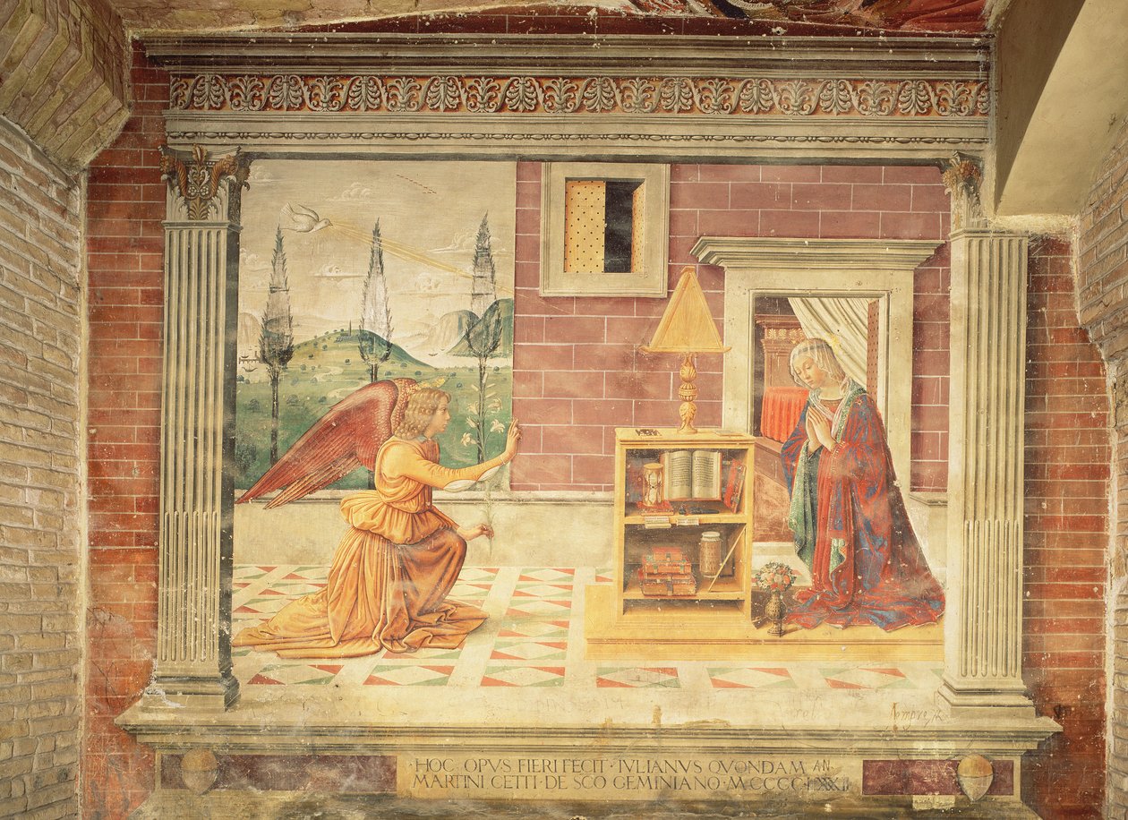 A Anunciação de Domenico Ghirlandaio