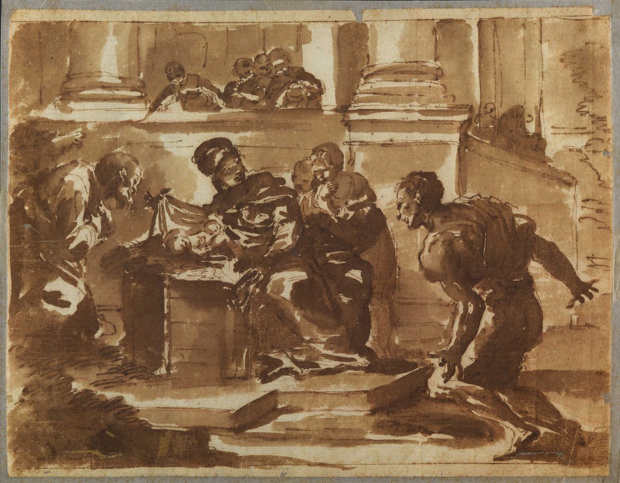 Adoração dos pastores de Domenico Maria Canuti