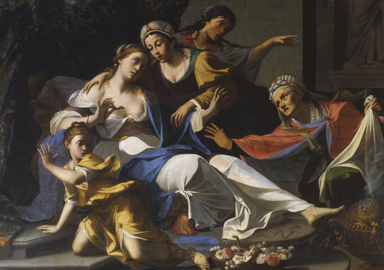 Morte de Cleópatra de Domenico Maria Muratori