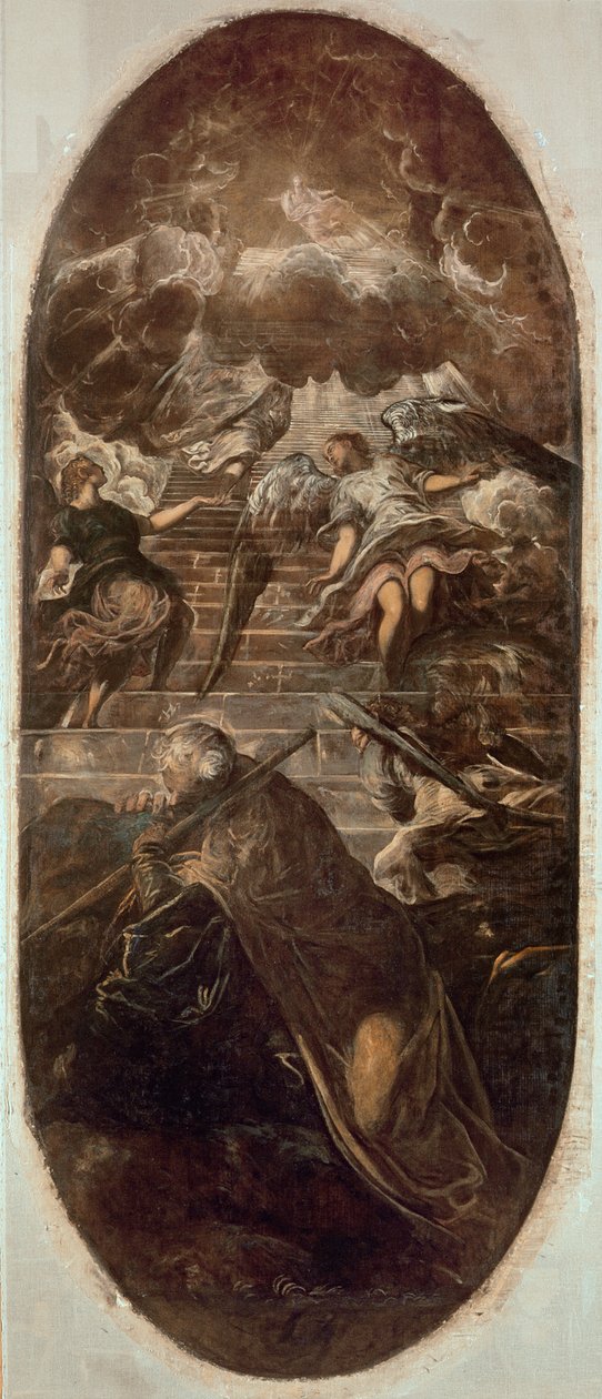 Escada de Jacob de Domenico Robusti Tintoretto