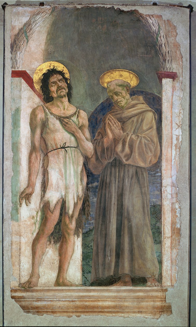 São João Batista e São Francisco de Assis de Domenico Veneziano