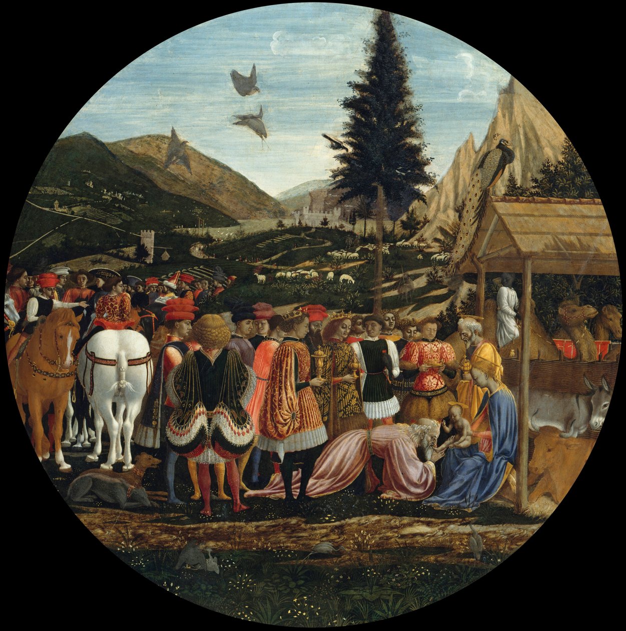 A Adoração dos Magos de Domenico Veneziano