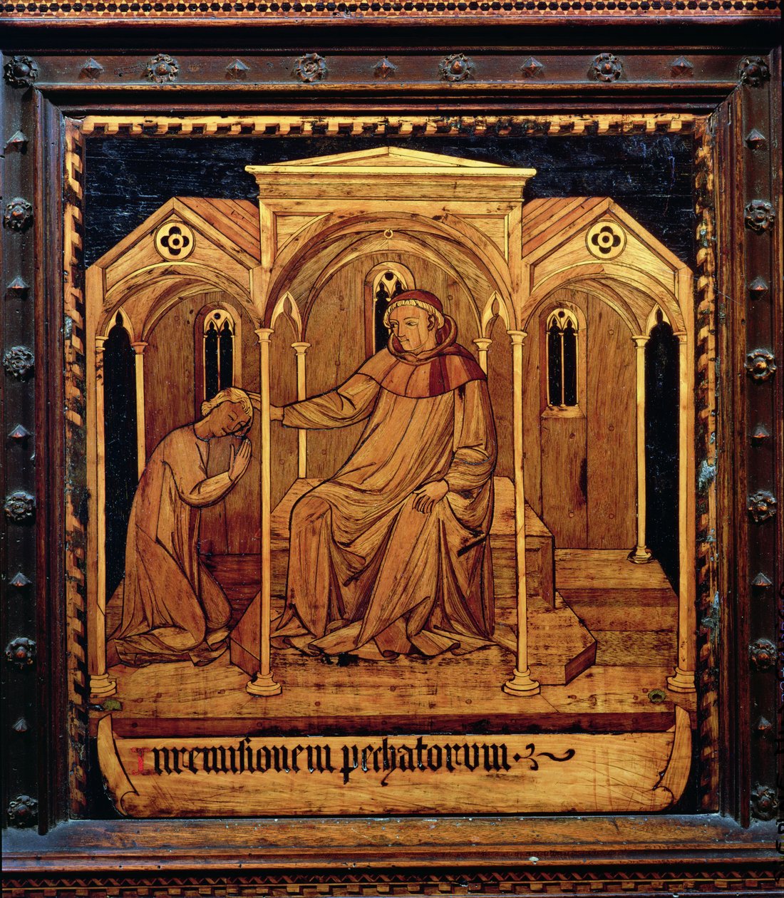 A Confissão (madeira) de Domenico di Niccolo dei Cori