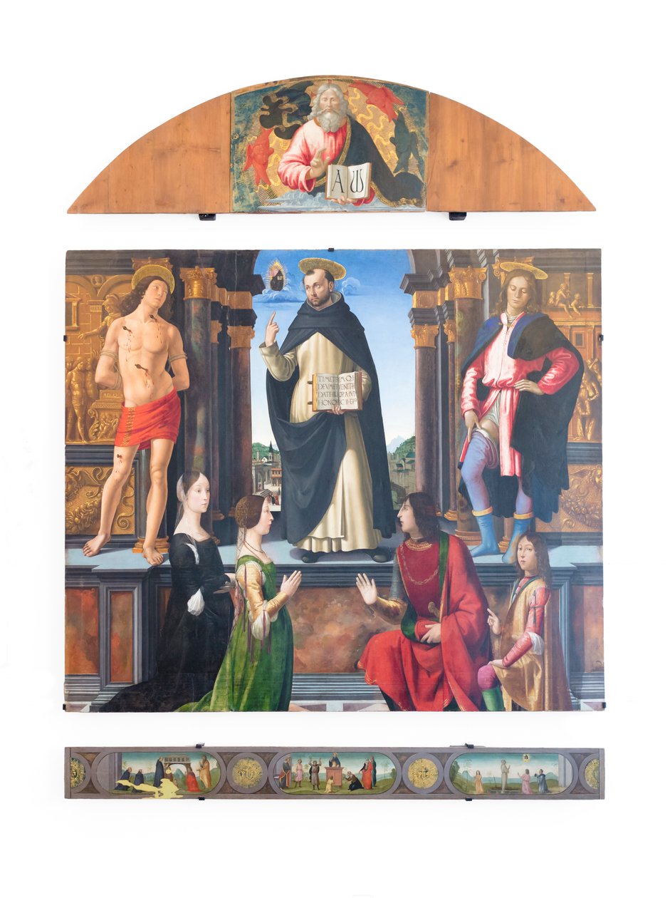 Peça de altar de St. Vincent Ferrer de Domenico (1449 94) Ghirlandaio