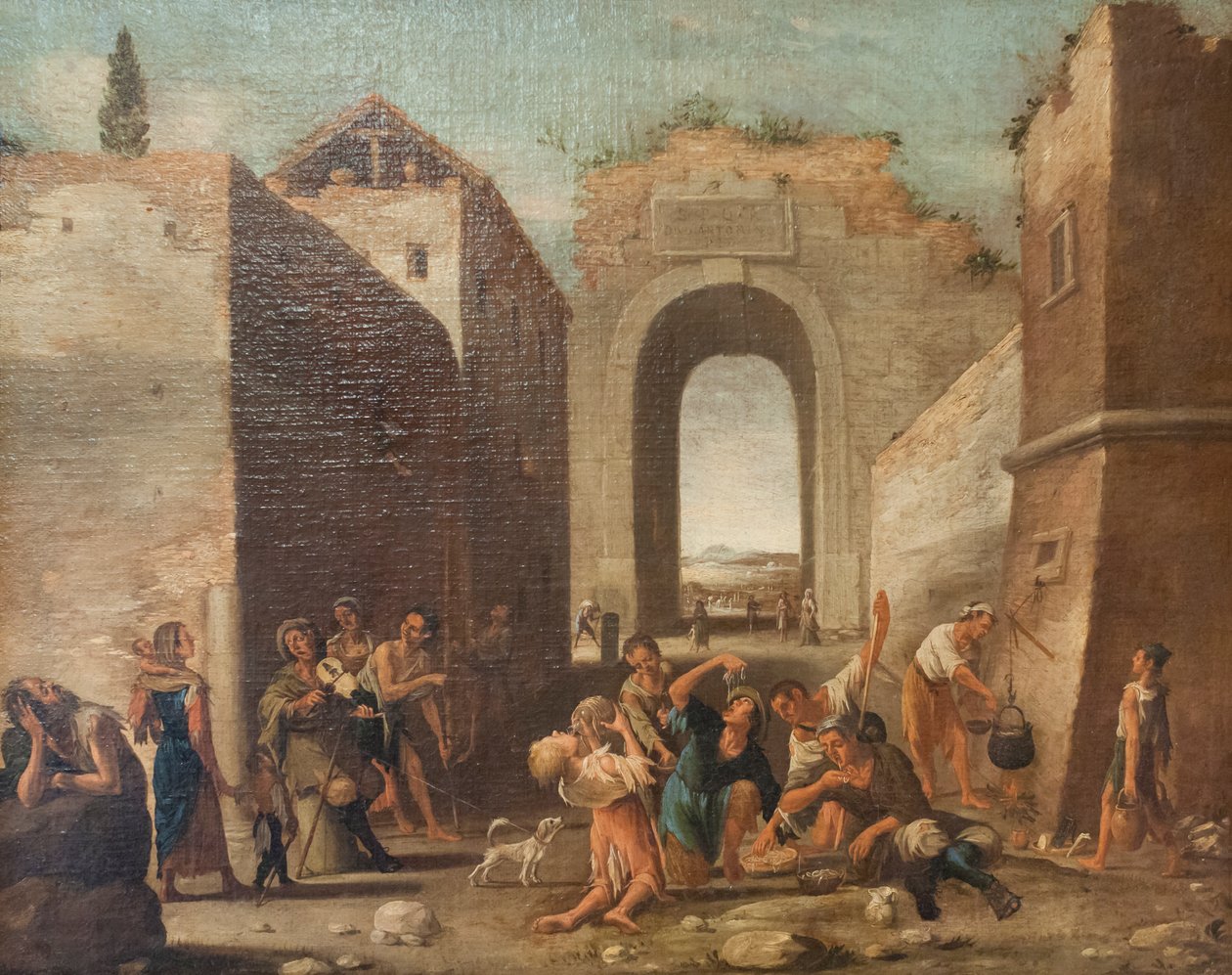 I Maccaronari (óleo sobre tela) de Domenico (1612 75) Gargiulo
