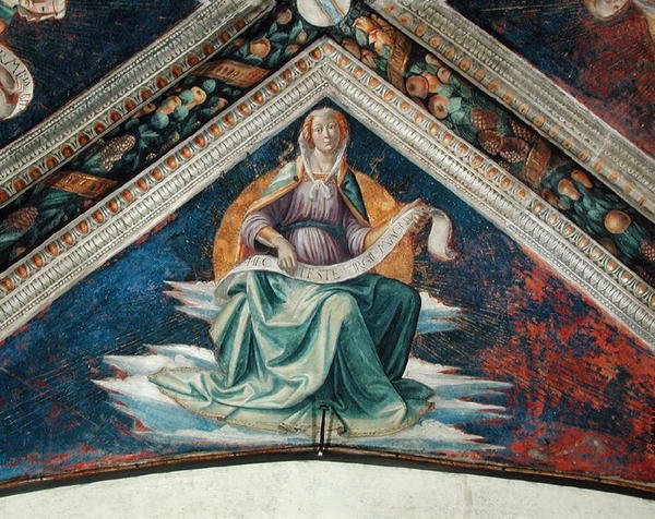 Uma Sibila, 1483-86 de Domenico Ghirlandaio