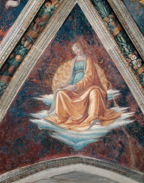 Uma Sibila, 1483-86 de Domenico Ghirlandaio