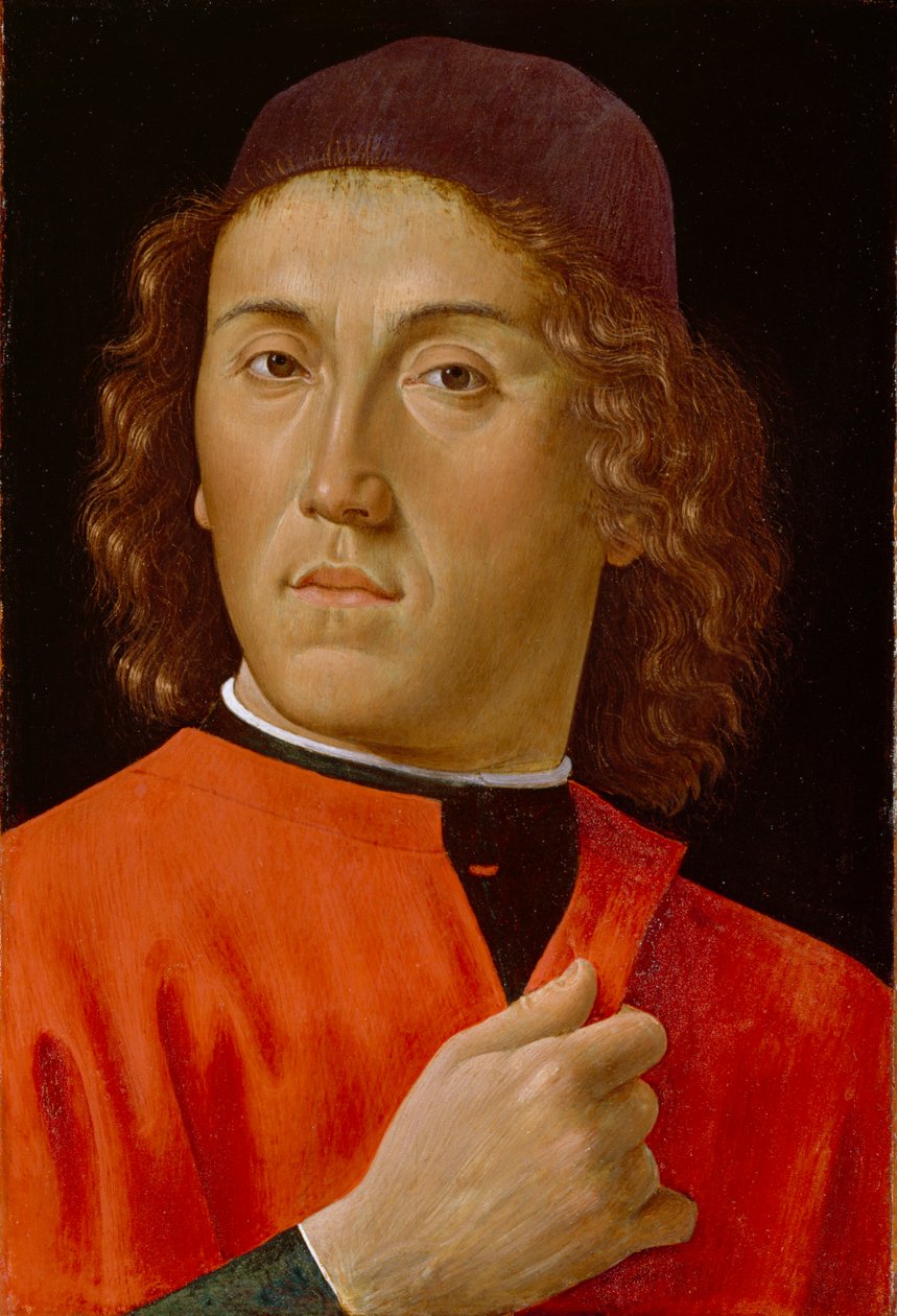 Homem jovem de Domenico Ghirlandaio