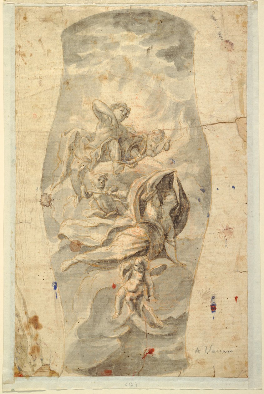 Projeto de teto com Apollo de Domenico Antonio Vaccaro