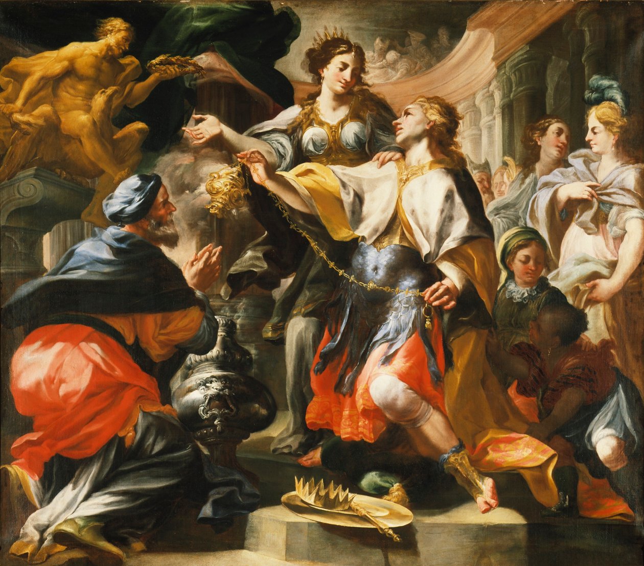 Salomão adora um deus pagão de Domenico Antonio Vaccaro