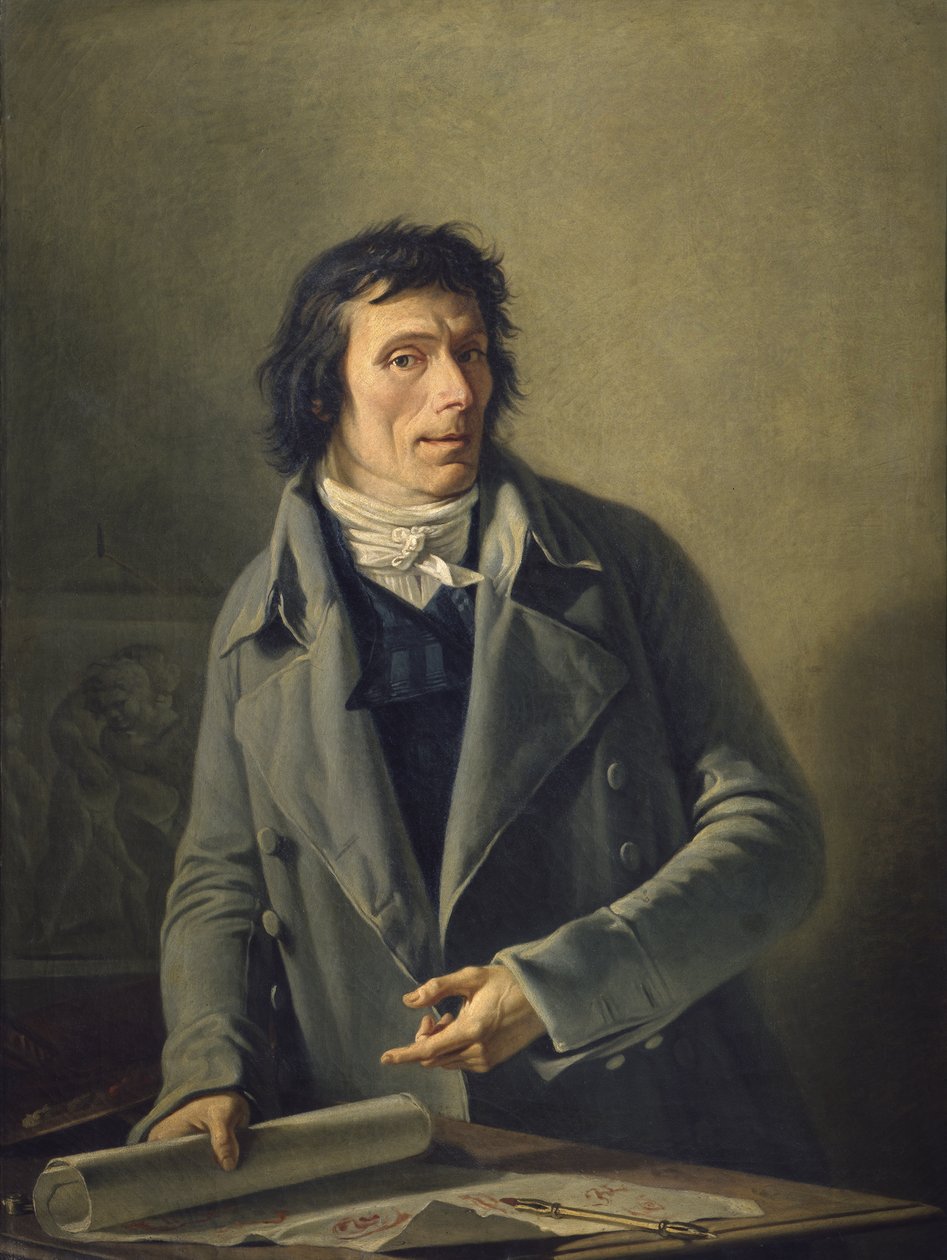 Auto-retrato, c.1805 (óleo sobre tela) de Domenico Aspari