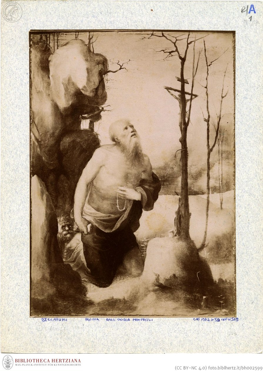 Beccafumi - Jerónimo Penitente, inventário n.º 166 de Domenico Beccafumi