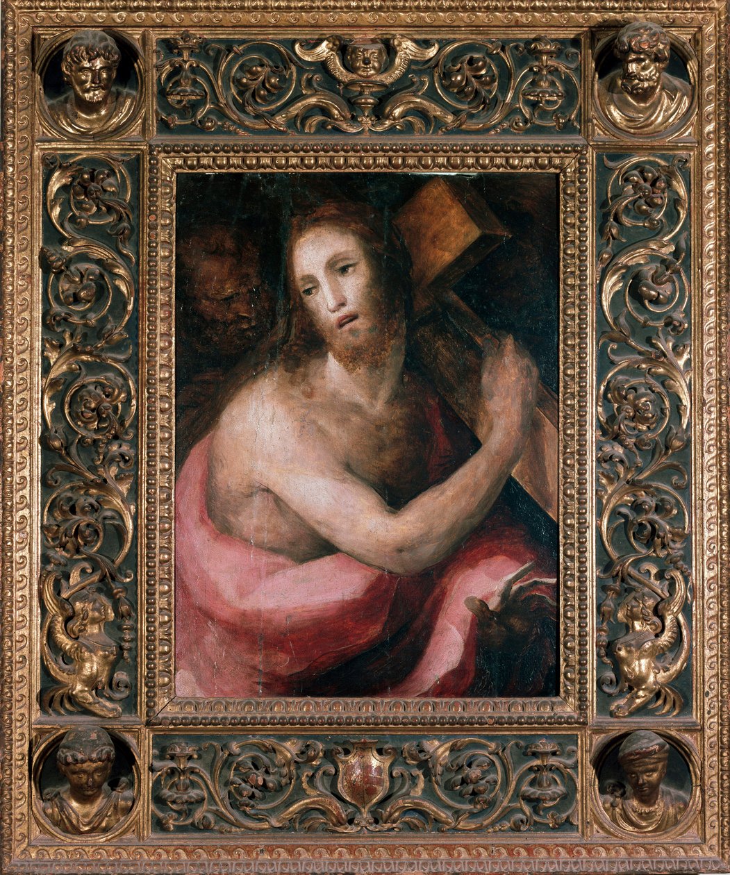 Ecce gay. Cristo carregando a cruz. Pintura de Domenico Beccafumi (1486-1551), cerca de 1540. Bebe. Dim: 75x75cm. Siena (Siena), Museo del 