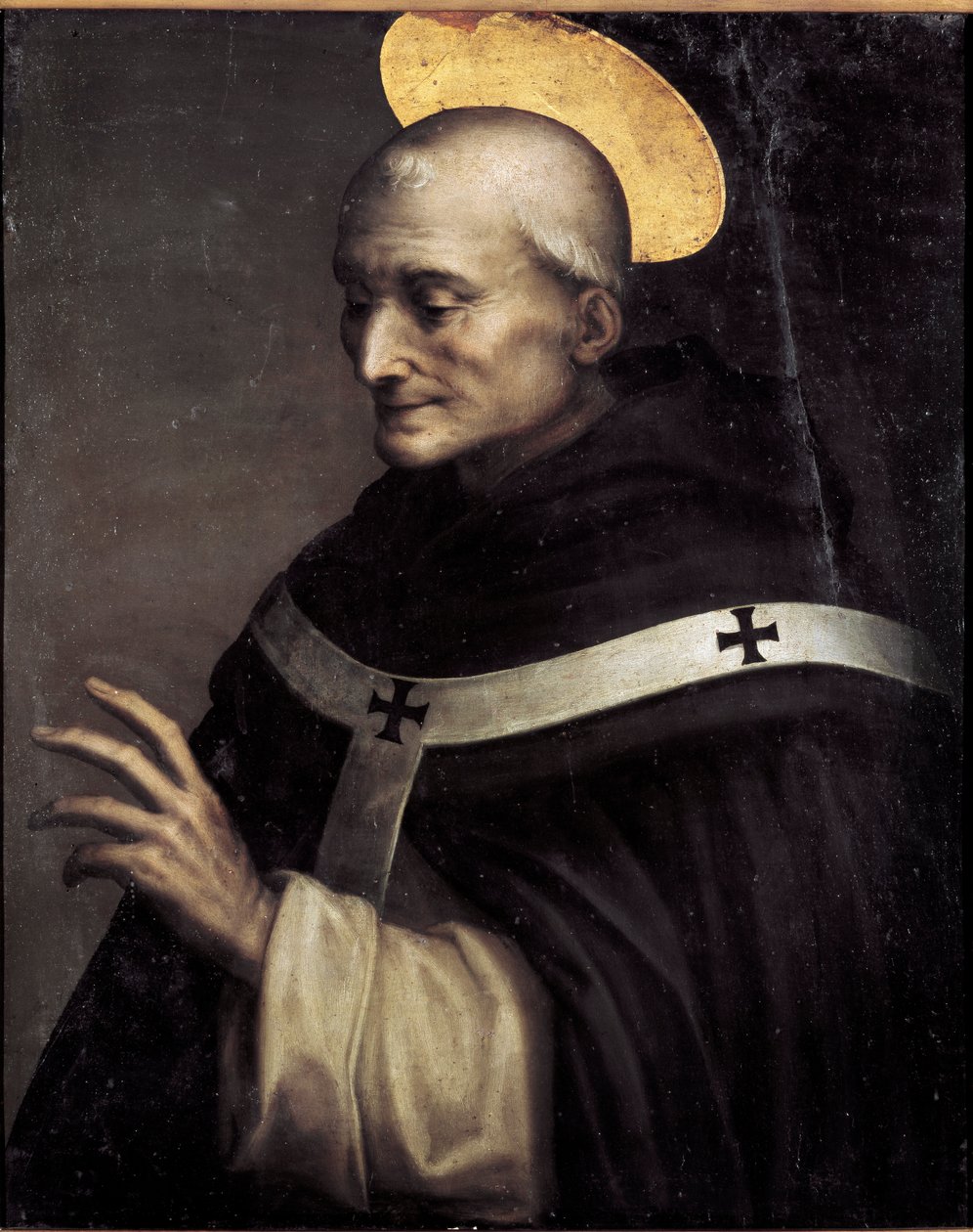 Santo Antônio benissant (san antônio di padova). Pintura de Domenico Beccafumi (1486-1551) de Domenico Beccafumi
