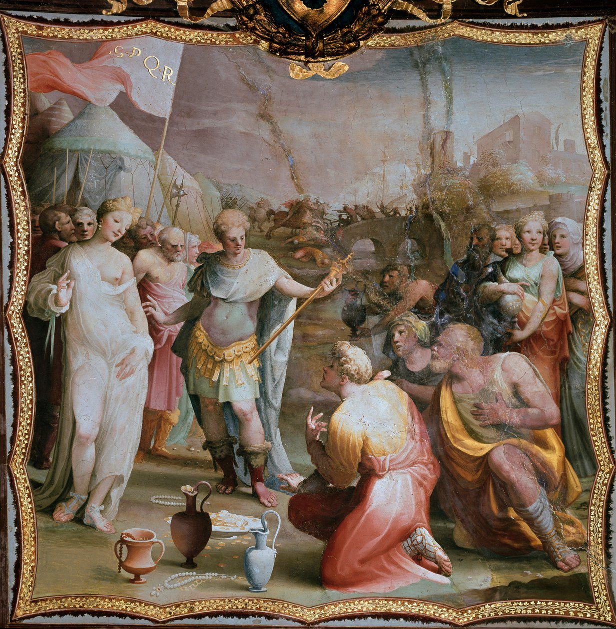 A continência de Scipio, o Africano. O general romano Scipio L