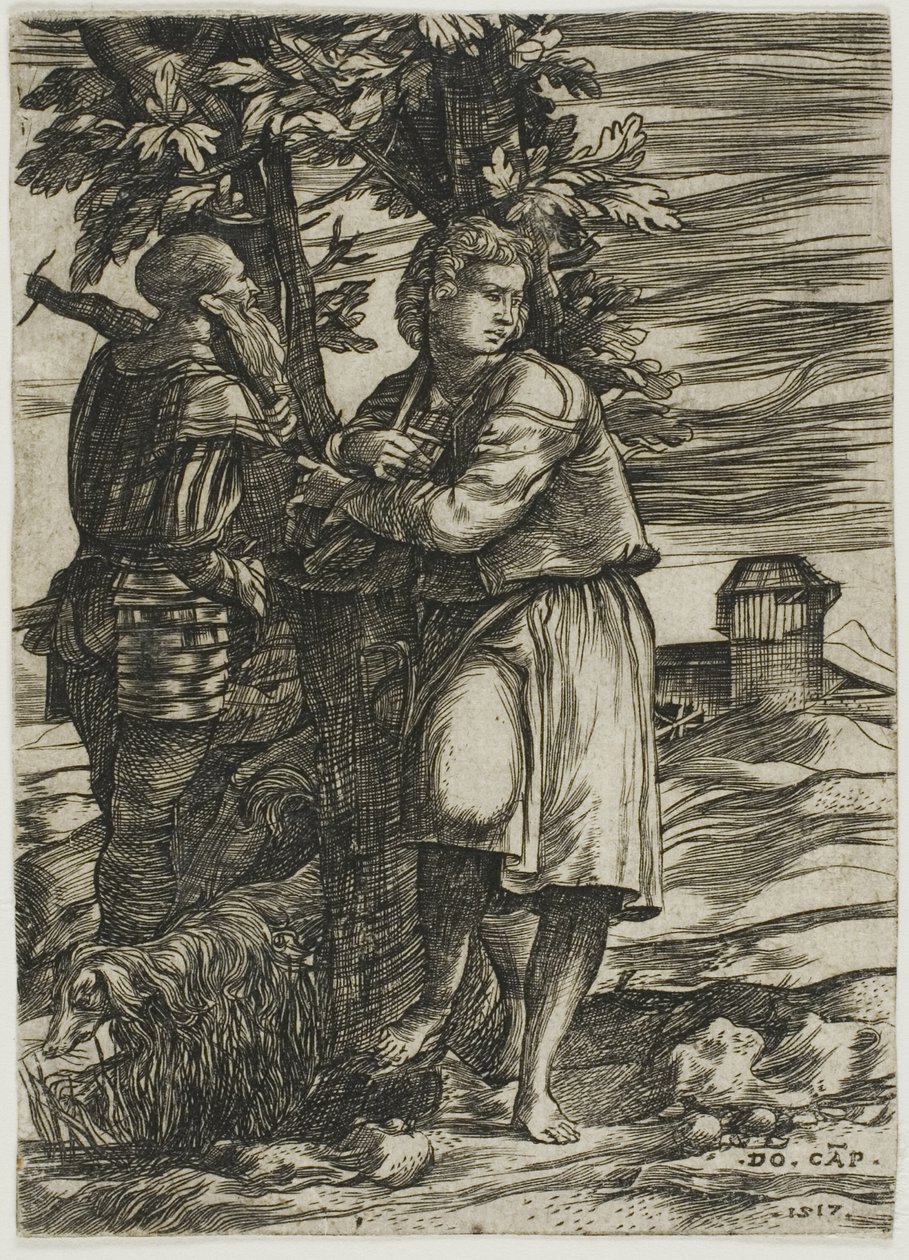 Pastor e Velho Guerreiro de Domenico Campagnola