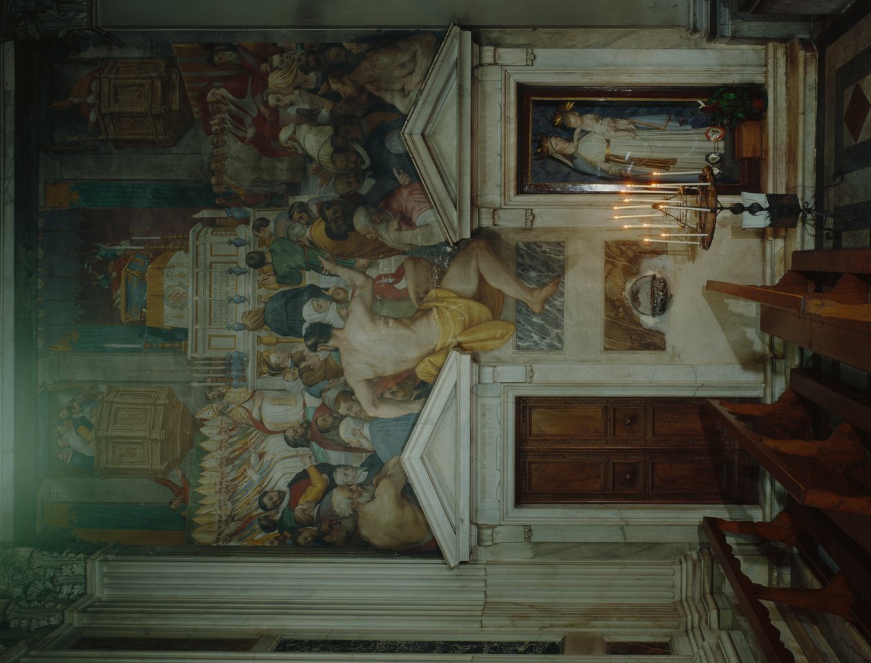 O funeral de São Antonino, 1589 de Domenico Cresti