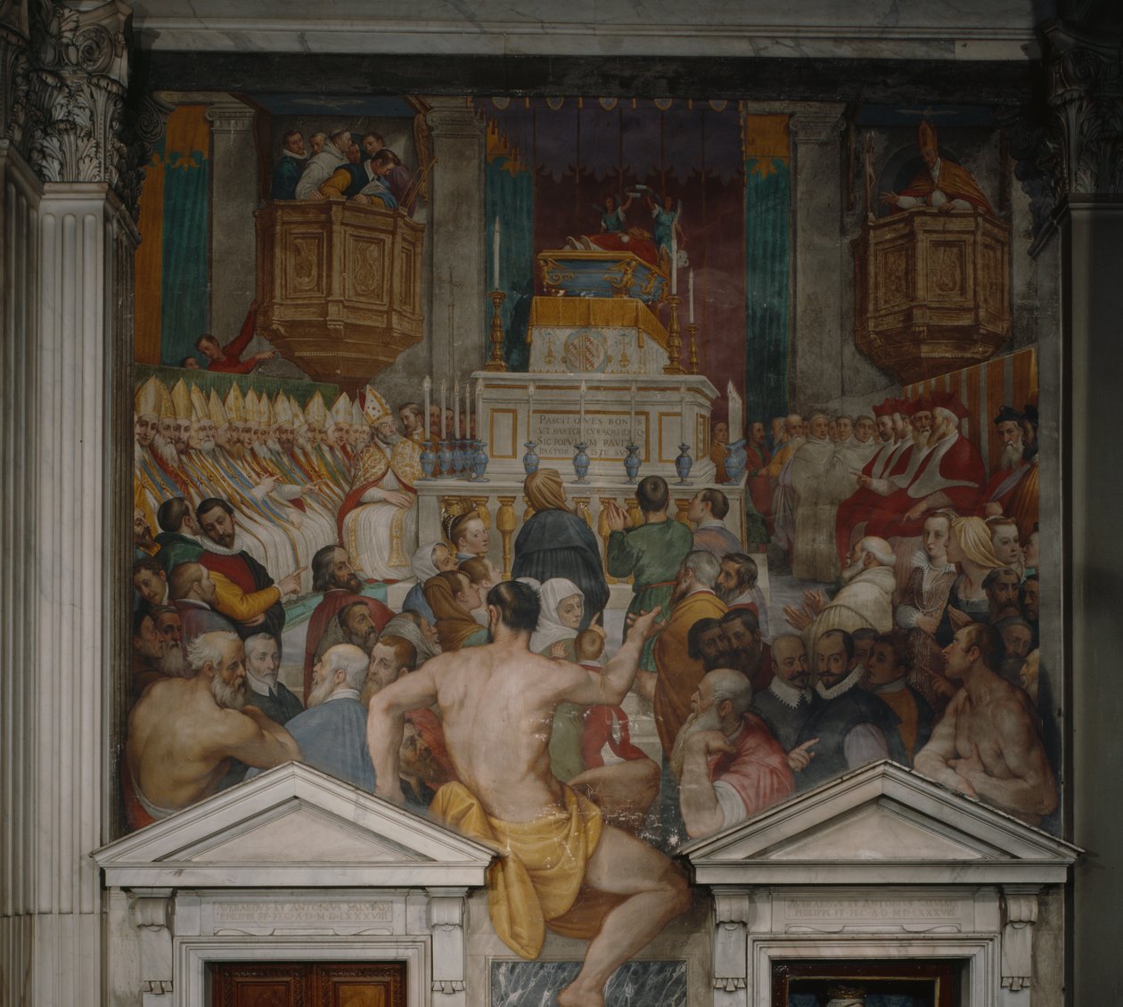 O funeral de São Antonino, 1589 de Domenico Cresti
