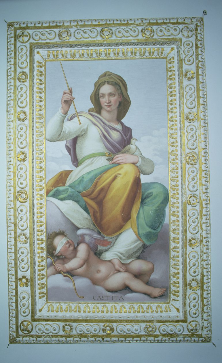 A alegoria da castidade de Domenico Cresti