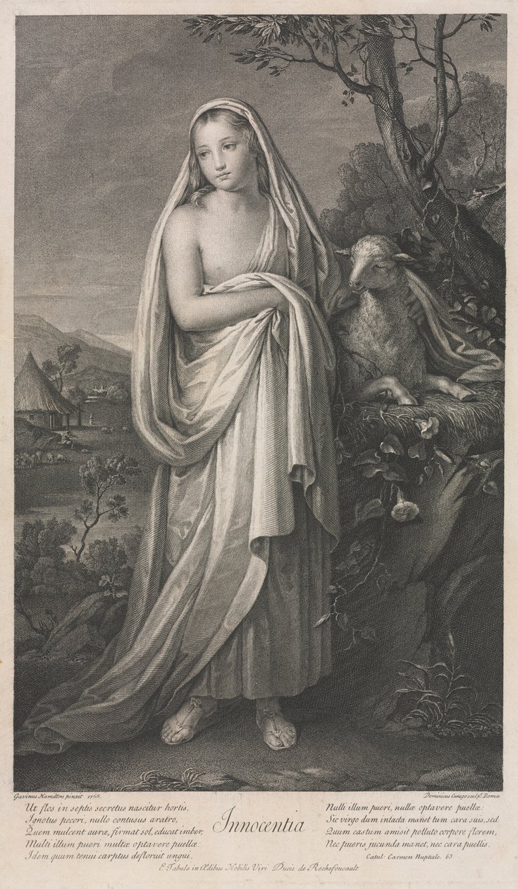 Inocência, 1766. de Domenico Cunego