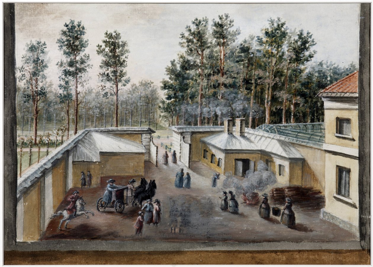 O Hospital de Santa Maria Madalena em Pavlovsk, c.1783 de Domenico Felice Lamoni