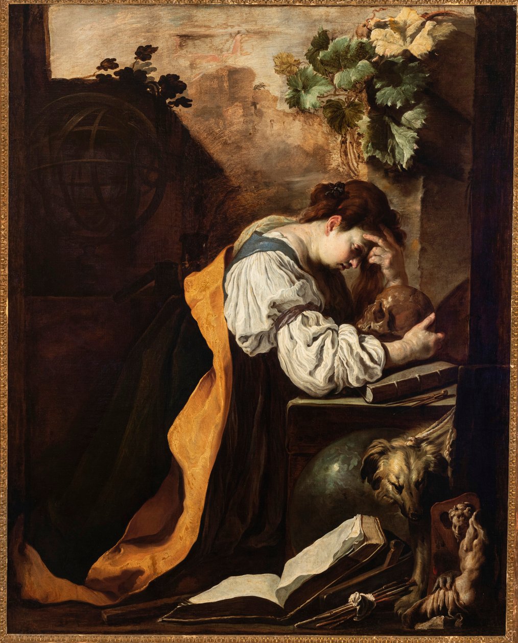 Meditação Malinconia, c. 1618. de Domenico Fetti