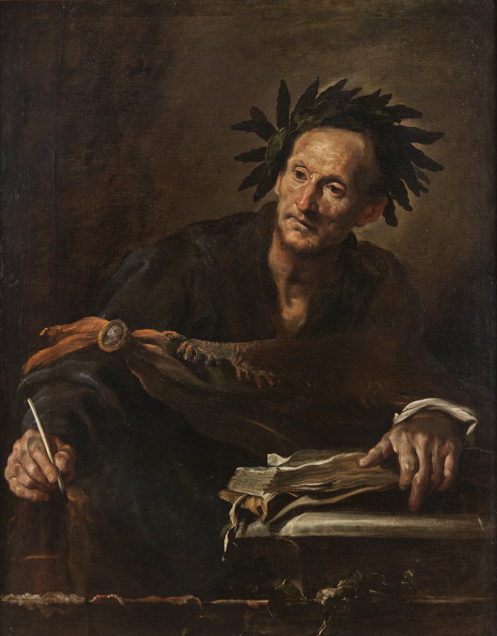 Um poeta da antiguidade, c.1620-1 de Domenico Fetti or Feti