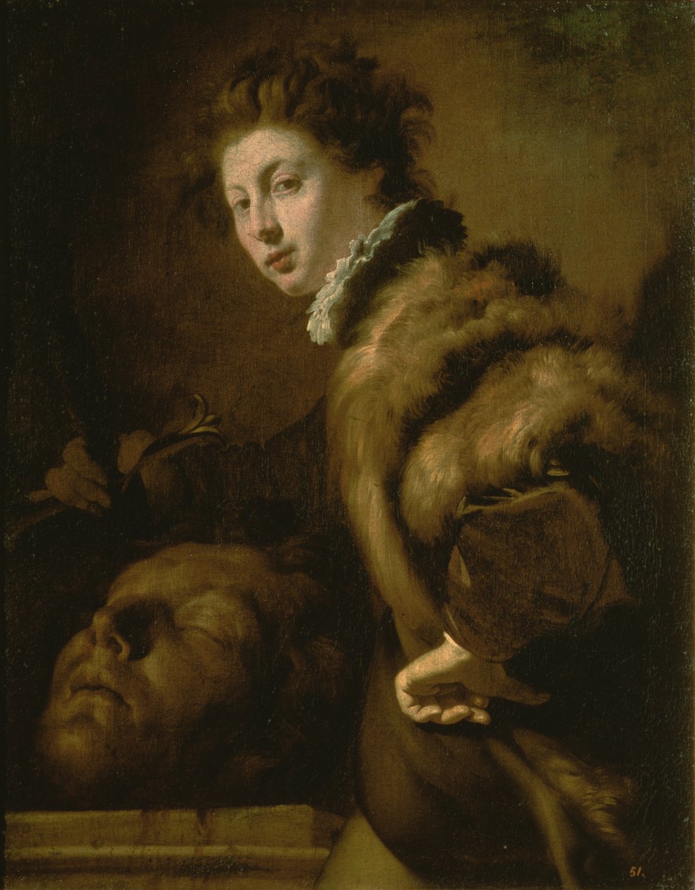 Davi com a cabeça de Golias de Domenico Fetti or Feti