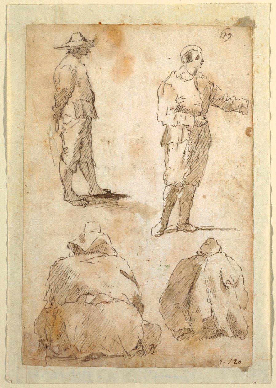 Quatro Homens de Domenico Gargiulo, called Micco Spadaro