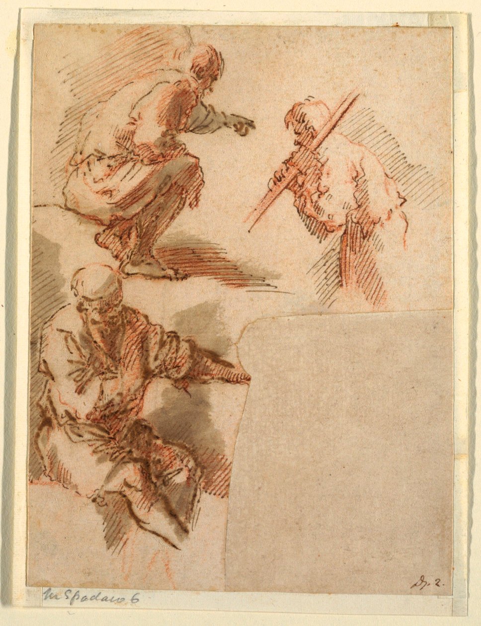 Três homens de Domenico Gargiulo, called Micco Spadaro