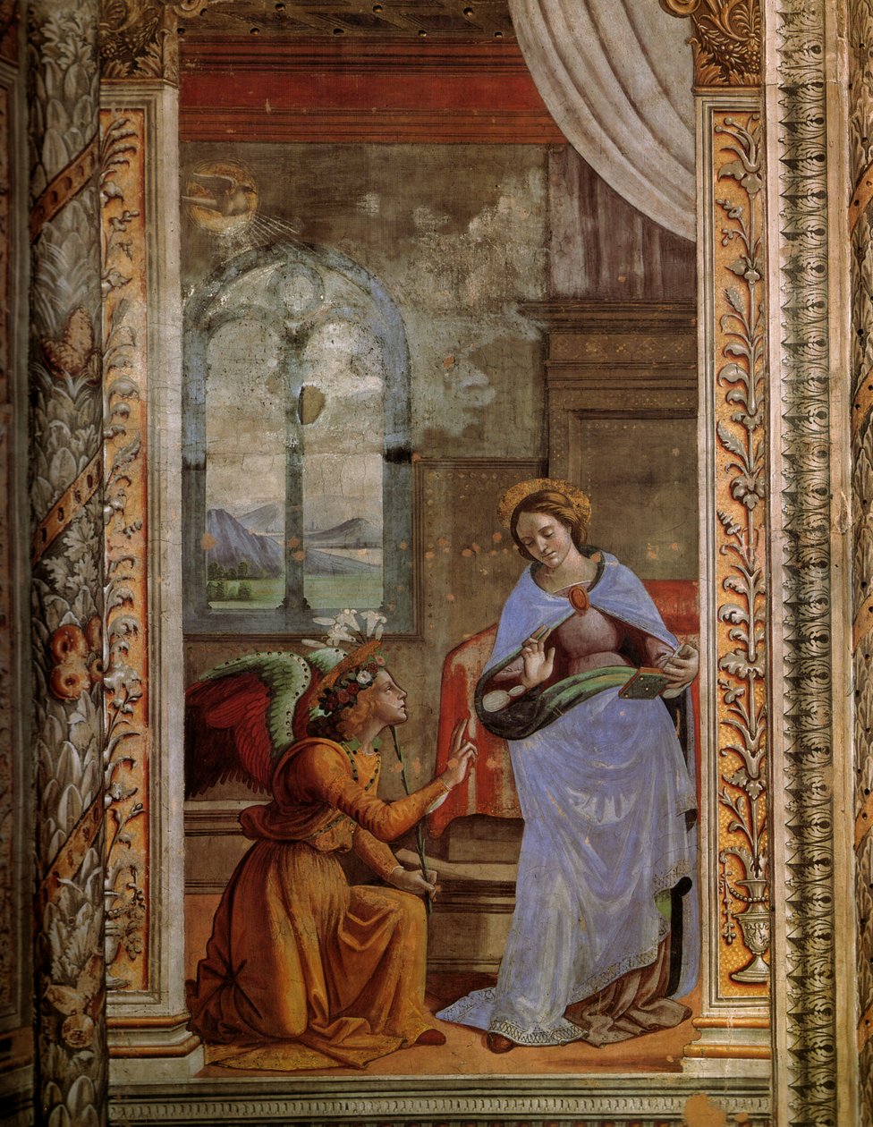 Anunciação de Domenico Ghirlandaio