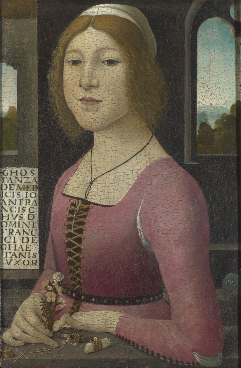 Costanza Caetani, ca 1485 de Domenico, Ghirlandaio