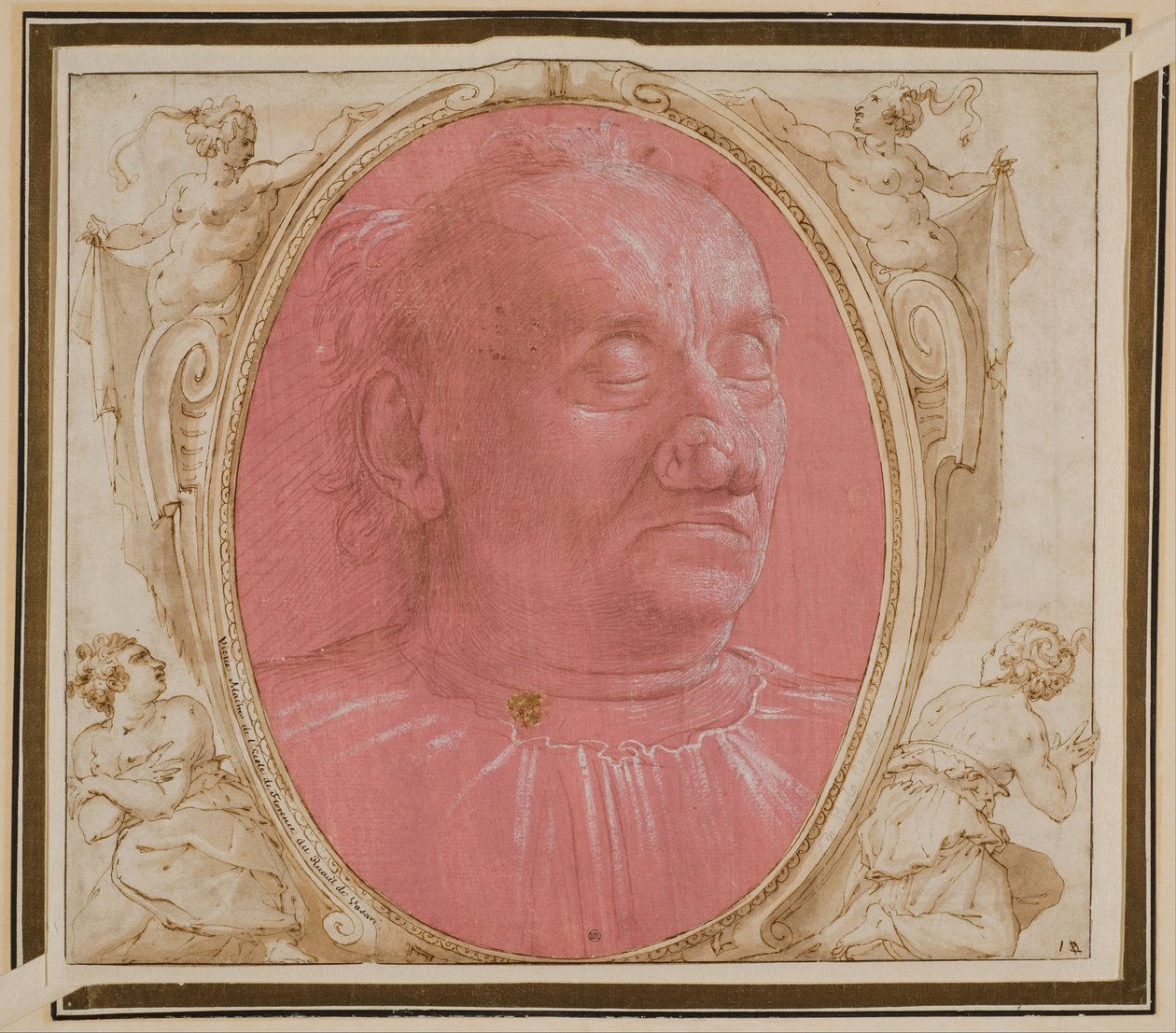 Cabeça de um homem velho de Domenico Ghirlandaio