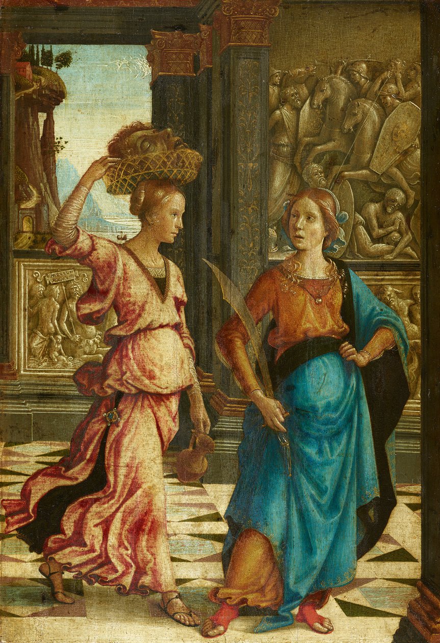 Judite com a sua criada de Domenico Ghirlandaio