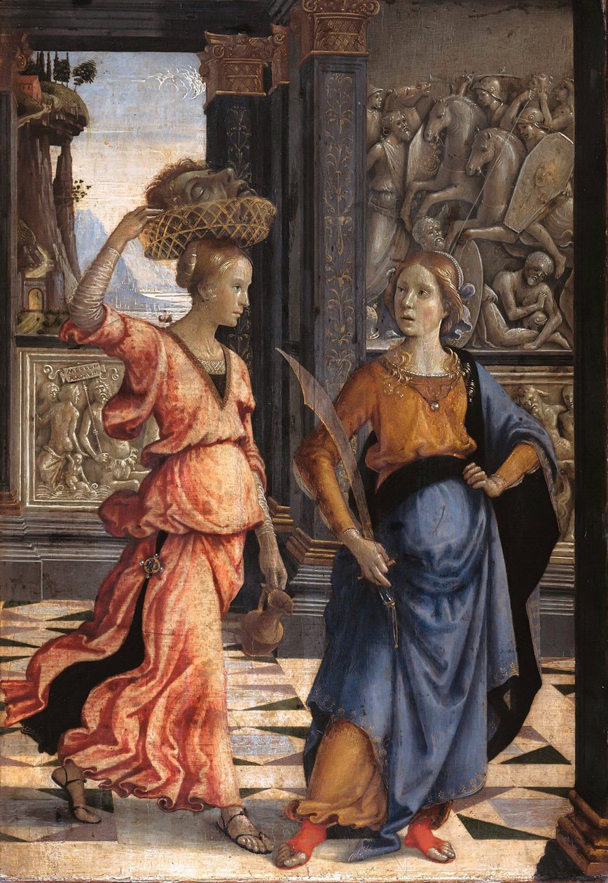 Judith com sua criada, 1489 de Domenico Ghirlandaio