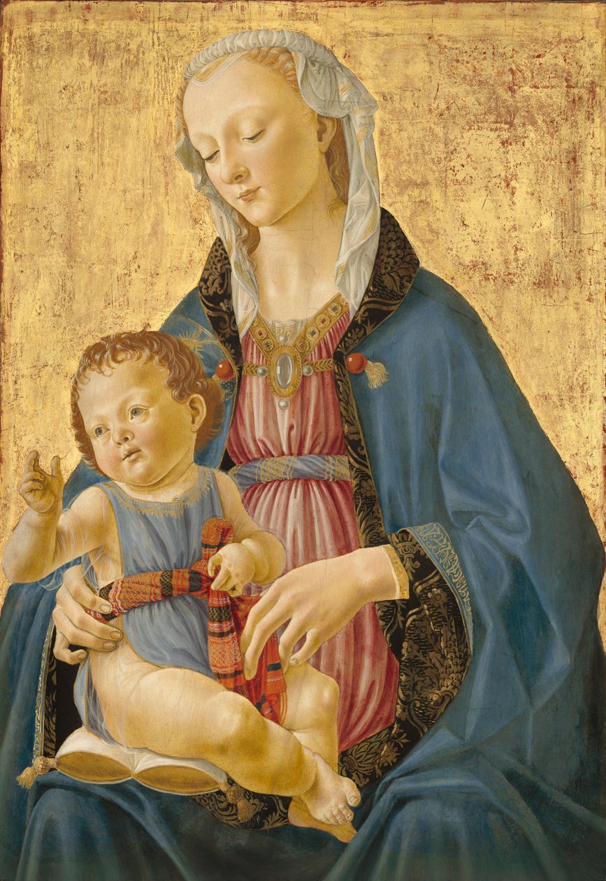 Madonna e Criança, c. 14701475. de Domenico Ghirlandaio