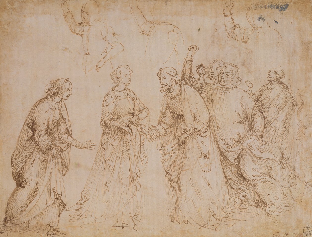 Casamento da Virgem de Domenico Ghirlandaio
