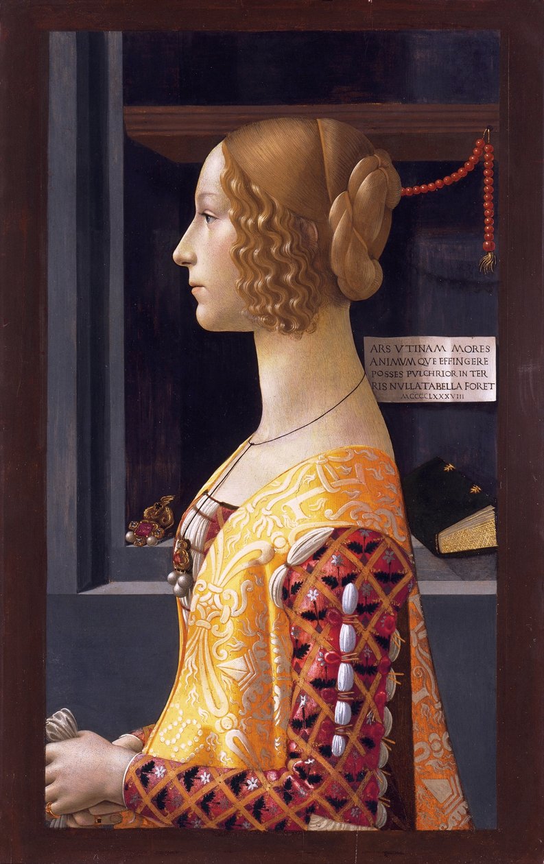 Retrato de Giovanna Tornabuoni de Domenico Ghirlandaio