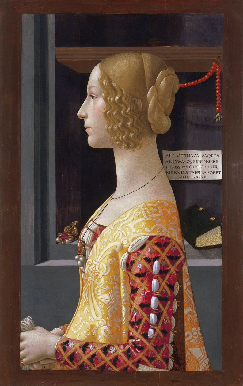 Retrato de Giovanna Tornabuoni de Domenico Ghirlandaio