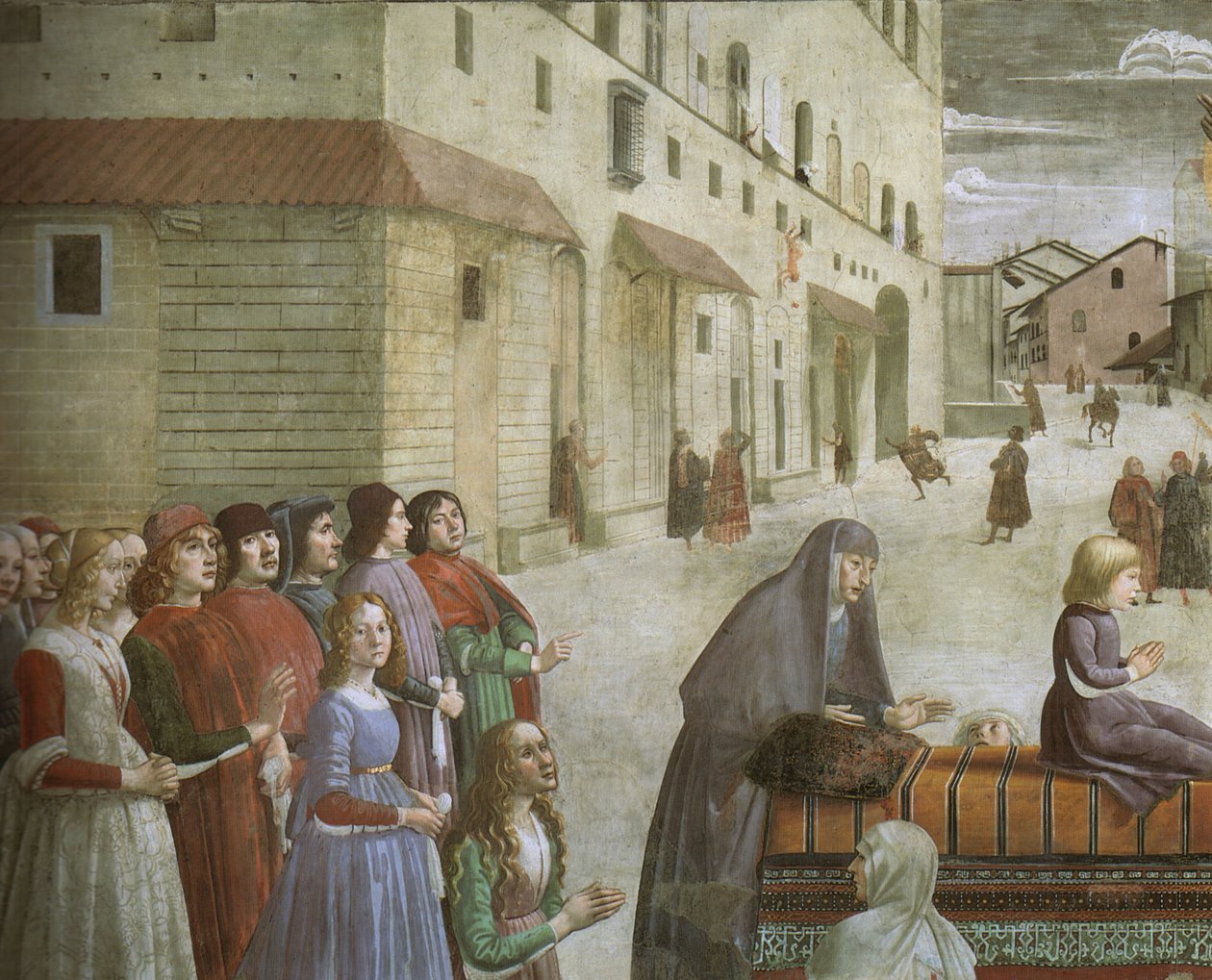 Ressurreição do menino de Domenico Ghirlandaio