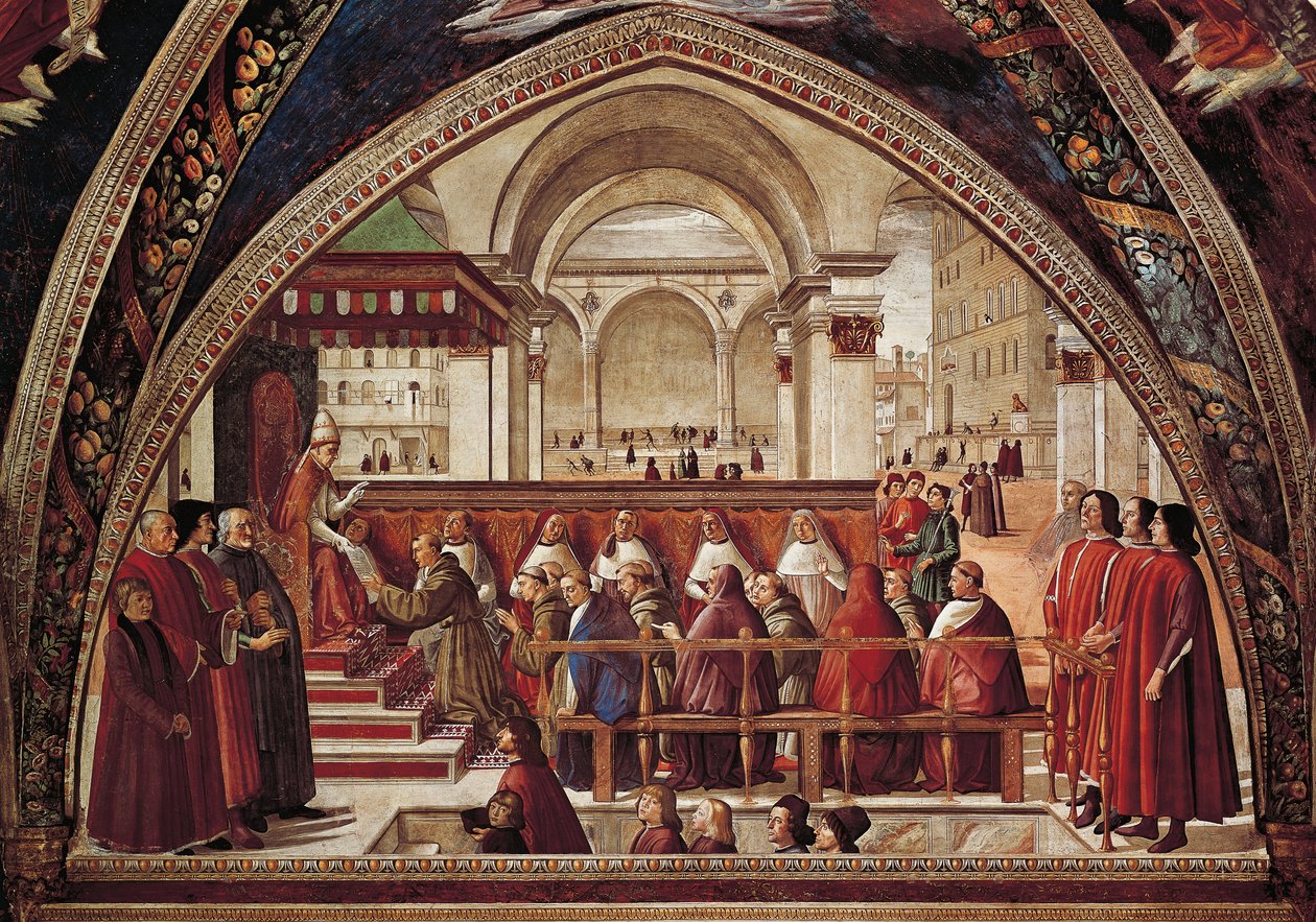 Histórias de São Francisco de Assis de Domenico Ghirlandaio