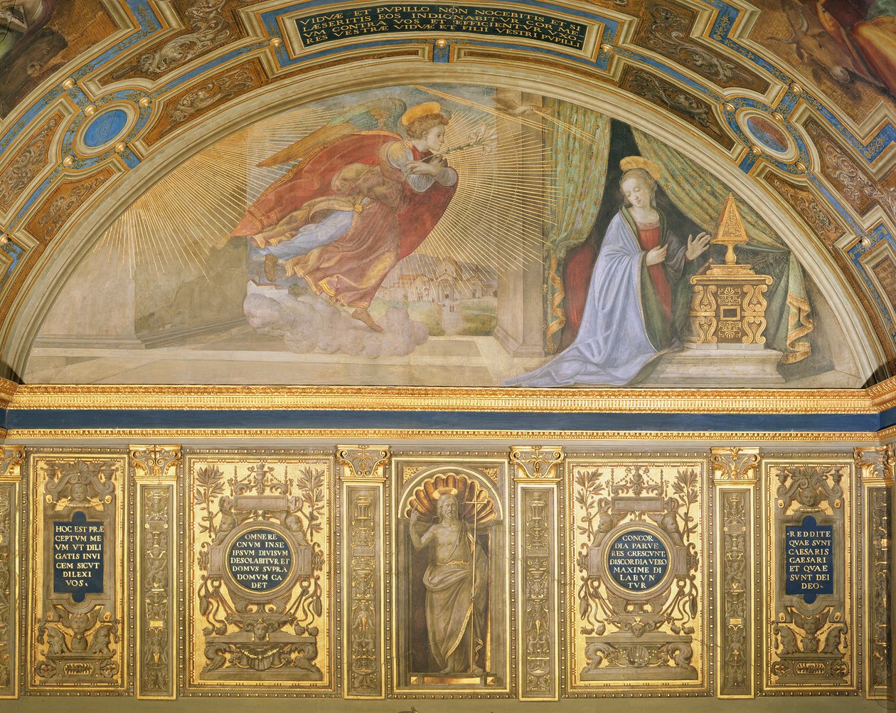 A Anunciação de Domenico Ghirlandaio