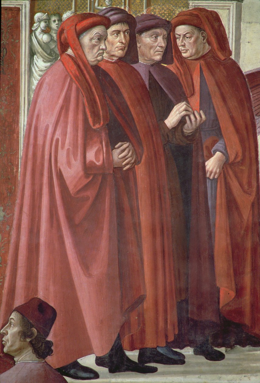 A Anunciação a São Zacarias de Domenico Ghirlandaio