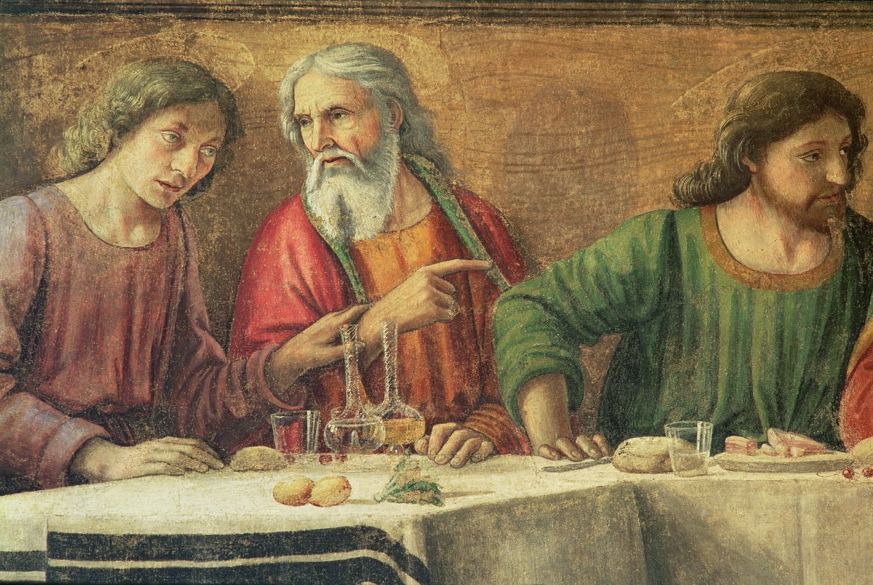 A Última Ceia, 1480 de Domenico Ghirlandaio